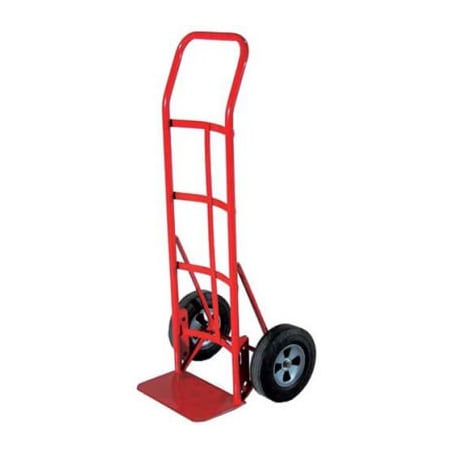 Milwaukee Hand Trucks Milwaukee Hand Truck - Flow Back Handle - Solid Rubber Wheels - 800 Lb. Capacity - Red 47107
